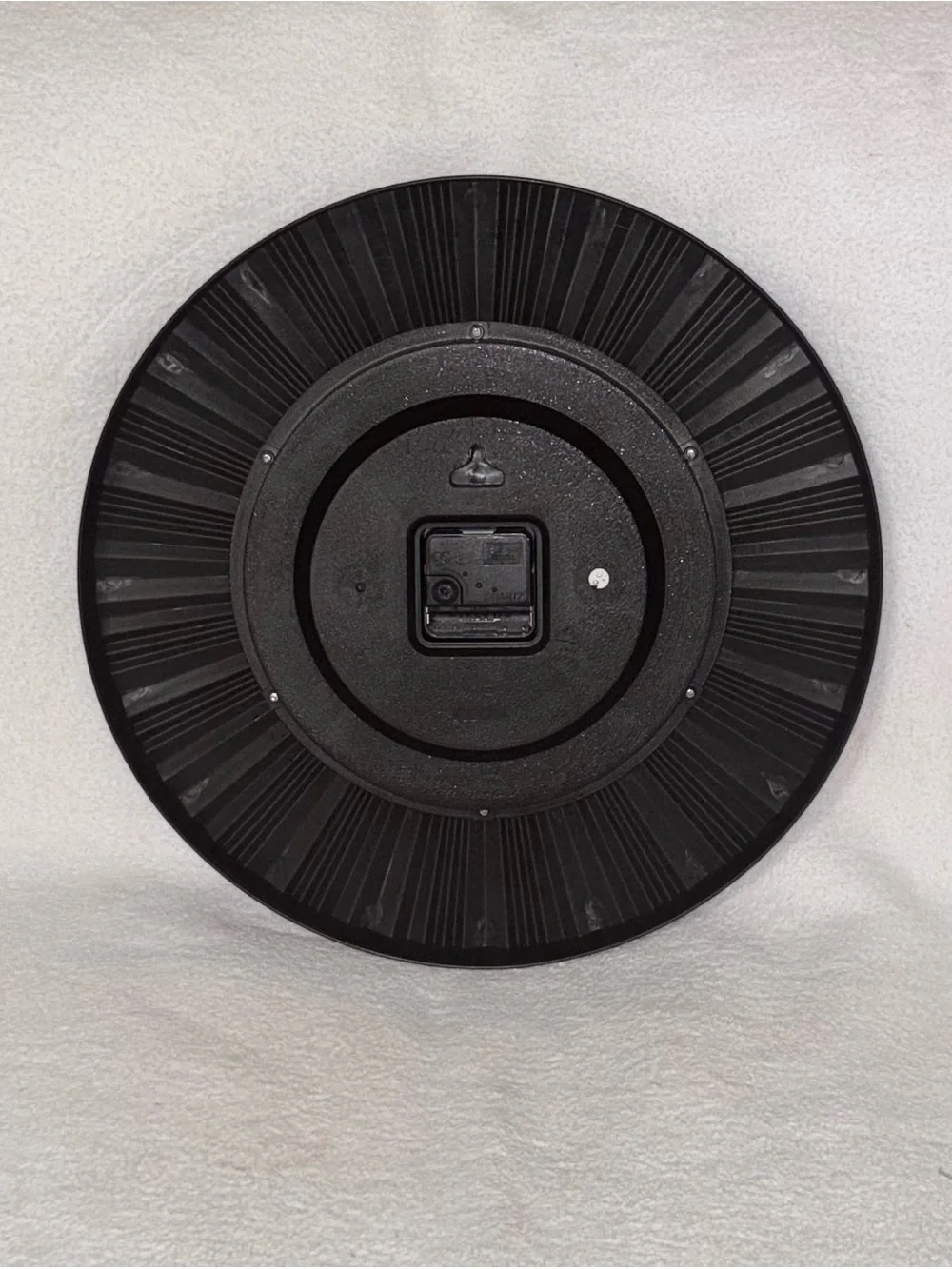 Black Round Wall Clock